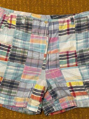 Lauren Ralph Lauren women’s short shorts size 16 Waist 34 Multi Color